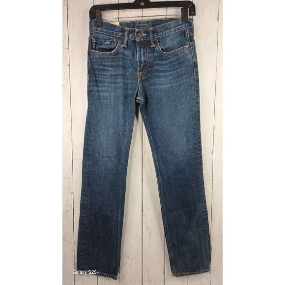 Abercrombie Kids Size 14 The A&F Skinny Blue Denim Jeans Youth EUC - Picture 1 of 15